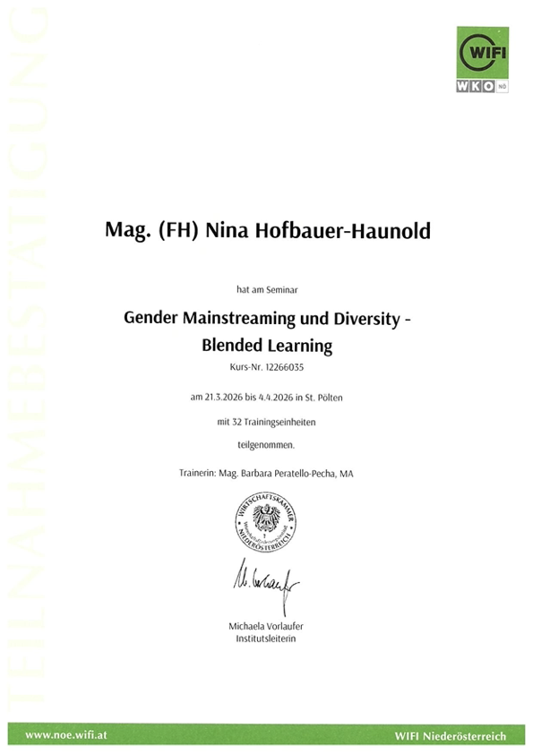Gender Mainstreaming & Diversity Wifi