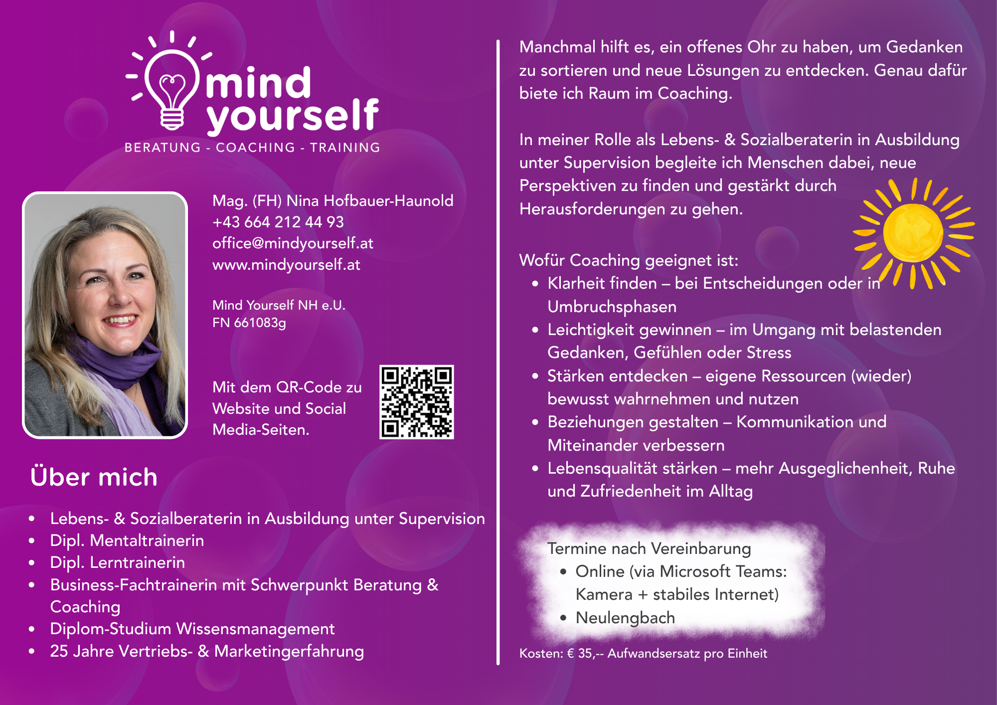 Coaching Flyer Allgmein